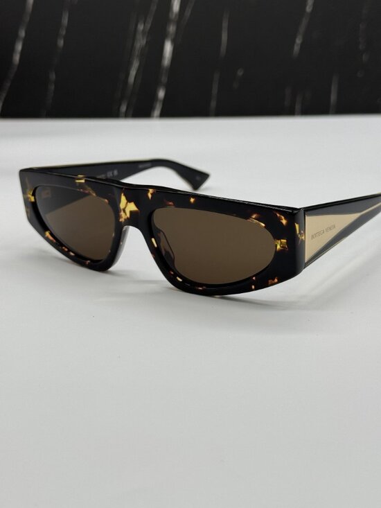 NEW BOTTEGA VENETA BV1277S 002 WOMEN HAVANA SUNGLASSES